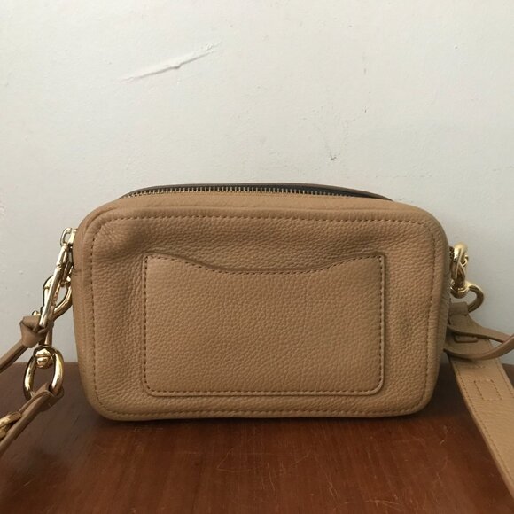 Marc Jacobs The Softshot 21 Crossbody Women's Beige Leather Shoulder Bag - Picture 4 of 14